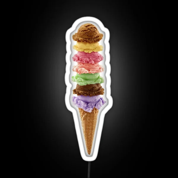 Ice Cream RGB Neon Sign