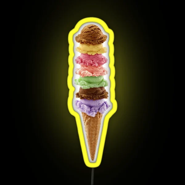 Ice Cream RGB Neon Sign