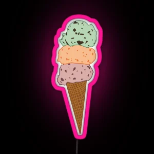 Ice Cream RGB Neon Sign