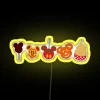 Colorful RGB Neon Sign for Dessert Shops and Sweet Treat Displays