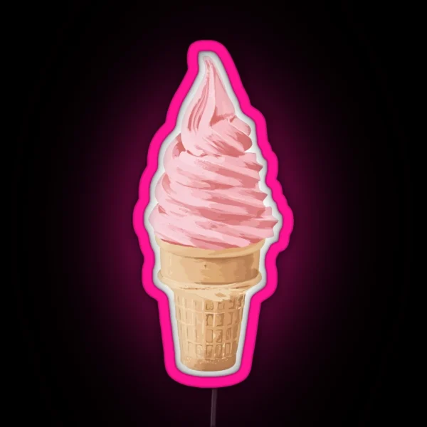 Ice Creams RGB Neon Sign