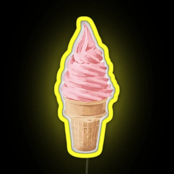 Ice Creams RGB Neon Sign