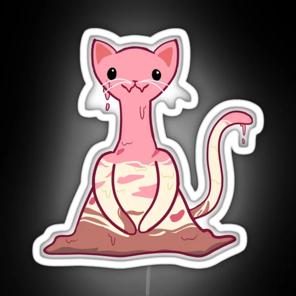 Icecream Kitty RGB Neon Sign