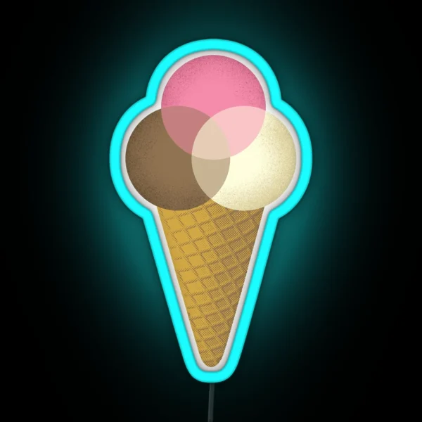 Icecream Venndor RGB Neon Sign