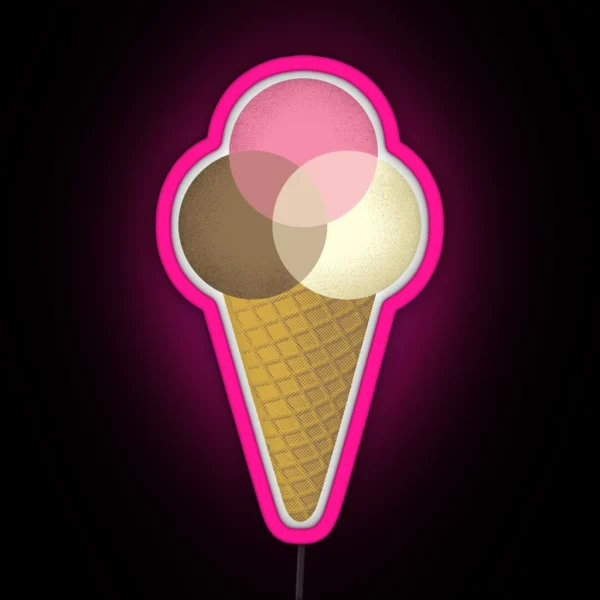 Icecream Venndor RGB Neon Sign