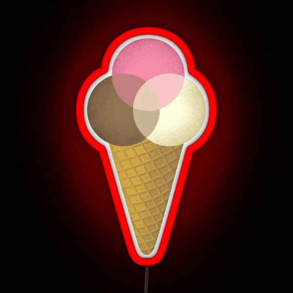 Icecream Venndor RGB Neon Sign
