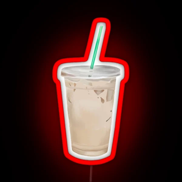 Iced Chai Tea Latte RGB Neon Sign