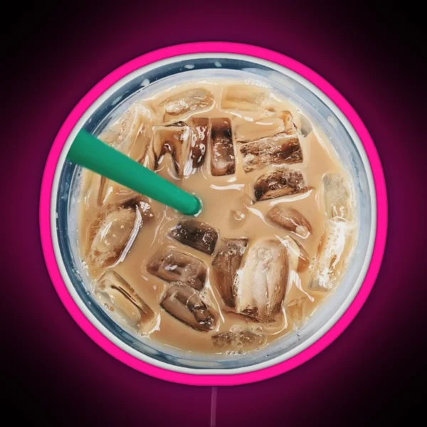 Iced Coffee RGB Neon Sign