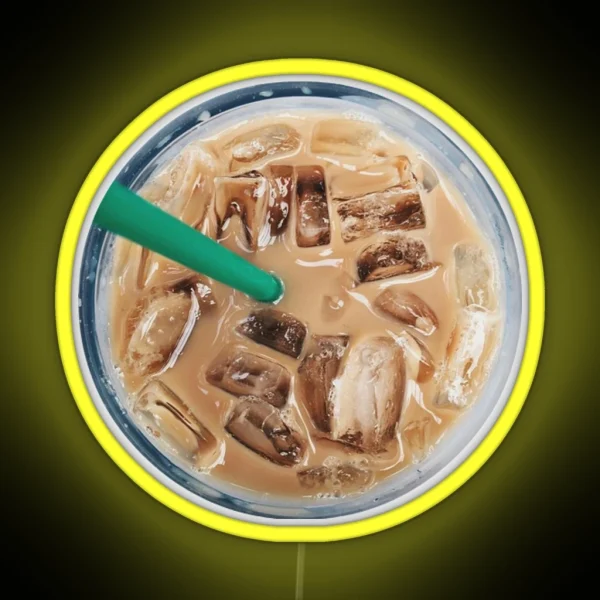 Iced Coffee RGB Neon Sign