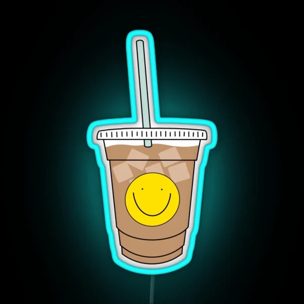 Iced Coffee RGB Neon Sign