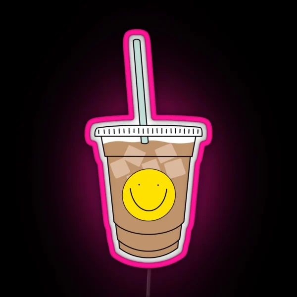Iced Coffee RGB Neon Sign