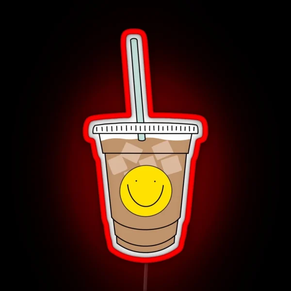 Iced Coffee RGB Neon Sign