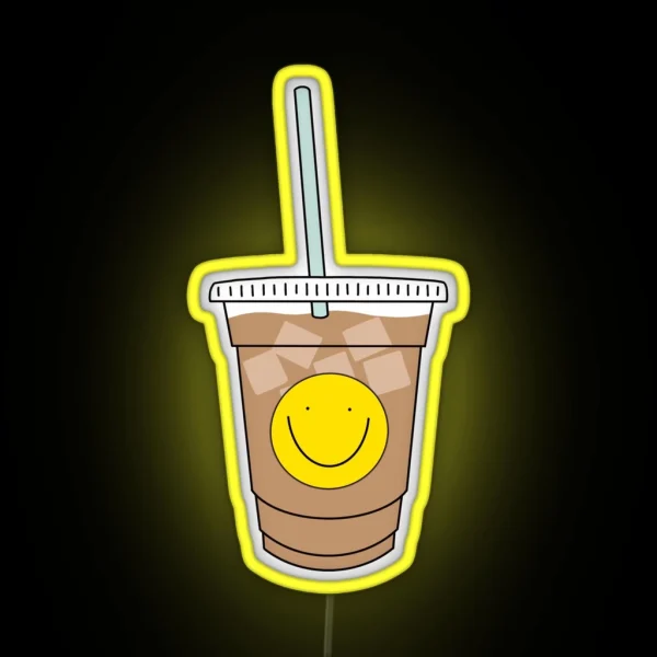 Iced Coffee RGB Neon Sign