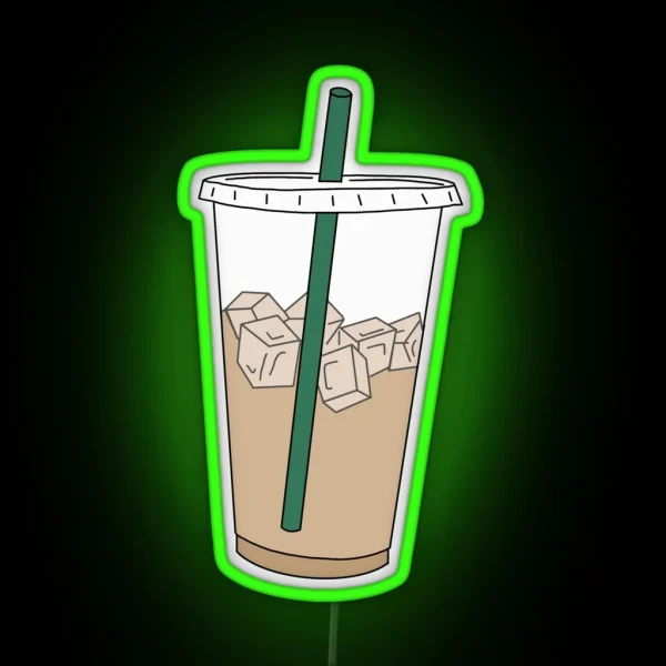 Iced Coffee RGB Neon Sign