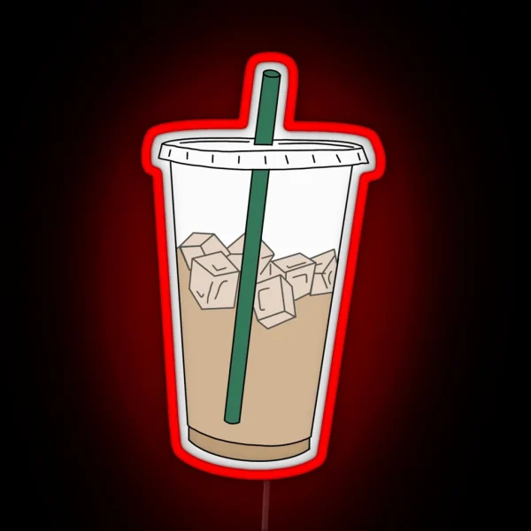 Iced Coffee RGB Neon Sign