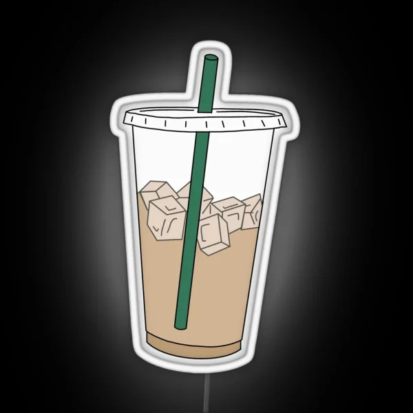 Iced Coffee RGB Neon Sign