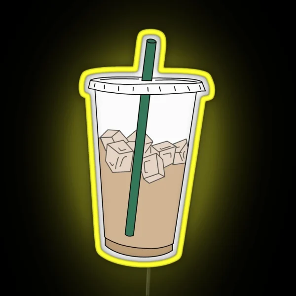 Iced Coffee RGB Neon Sign