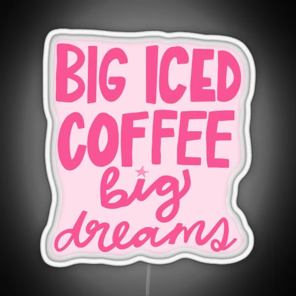 Iced Coffee RGB Neon Sign