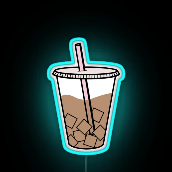 Iced Coffee RGB Neon Sign