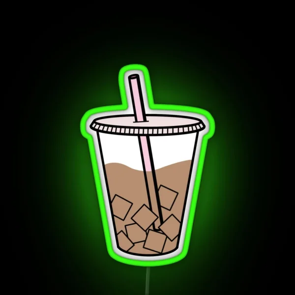 Iced Coffee RGB Neon Sign