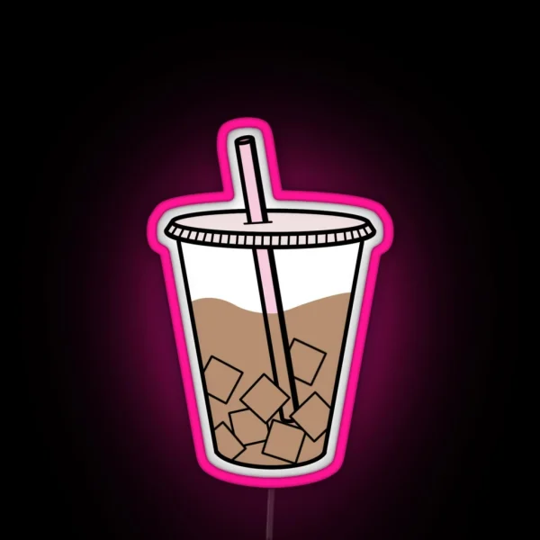 Iced Coffee RGB Neon Sign