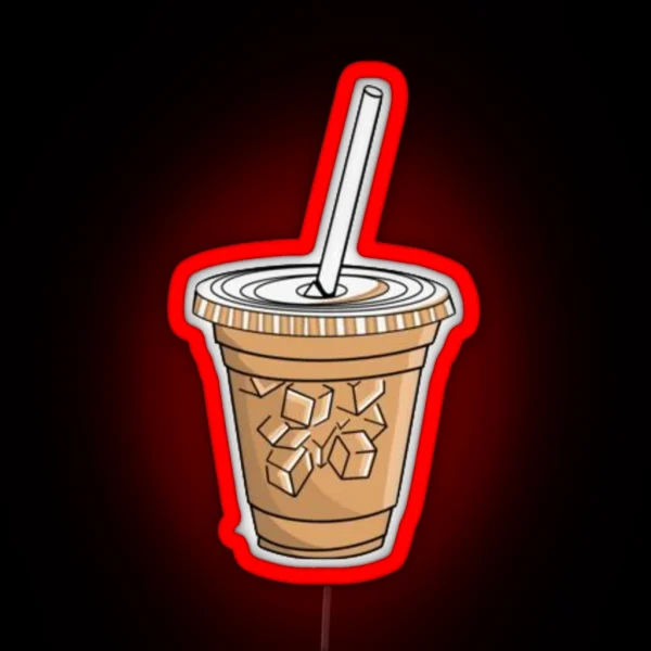Iced Coffee RGB Neon Sign