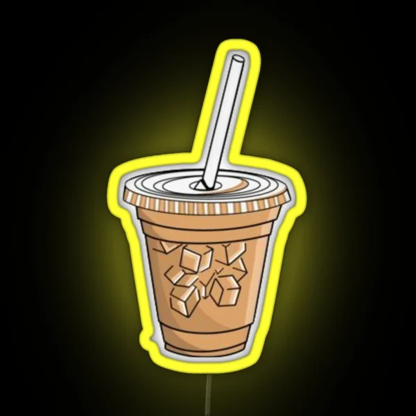 Iced Coffee RGB Neon Sign