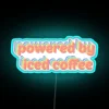 Vibrant Iced Coffee Bar Neon Sign in Colorful RGB Lighting