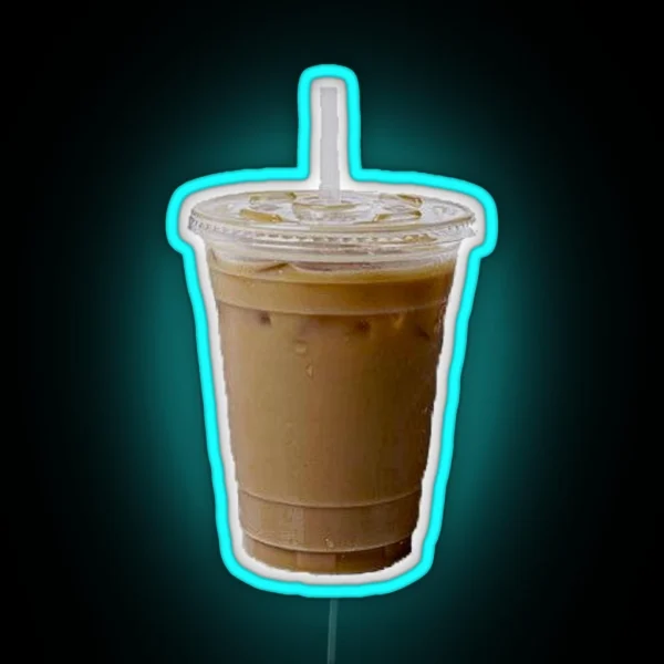 Iced Coffee RGB Neon Sign