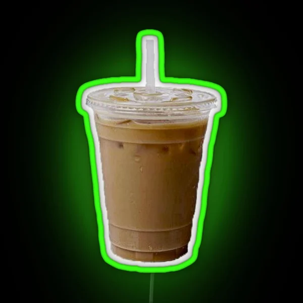 Iced Coffee RGB Neon Sign