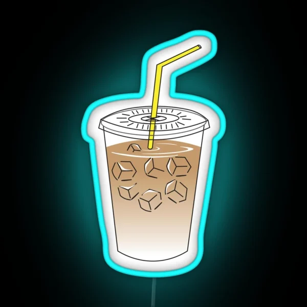 Iced Latte RGB Neon Sign
