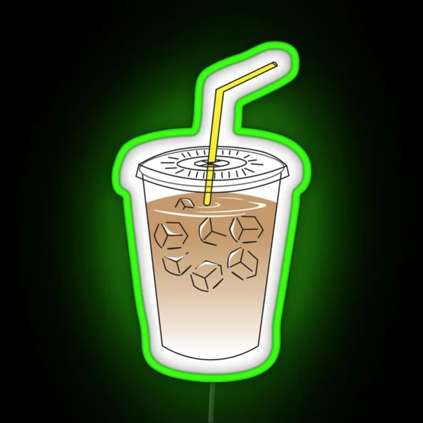 Iced Latte RGB Neon Sign