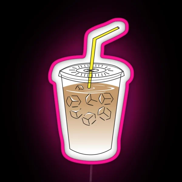 Iced Latte RGB Neon Sign