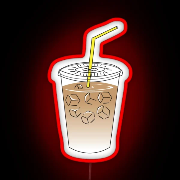 Iced Latte RGB Neon Sign