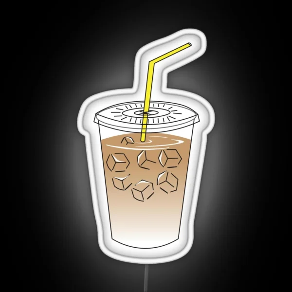 Iced Latte RGB Neon Sign