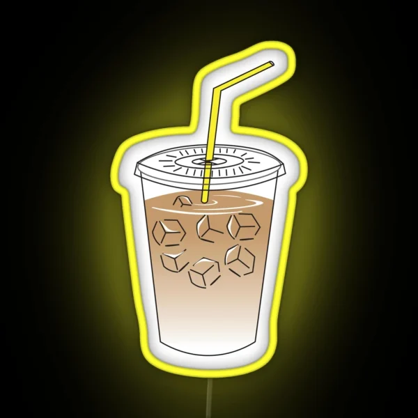 Iced Latte RGB Neon Sign
