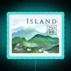 Icelandic Vibes Neon Sign Gift for Travel Enthusiasts and Collectors