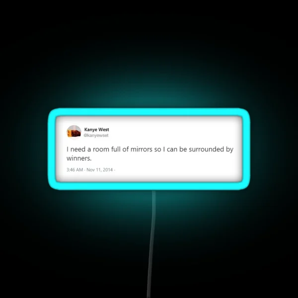 Iconic Tweet RGB Neon Sign