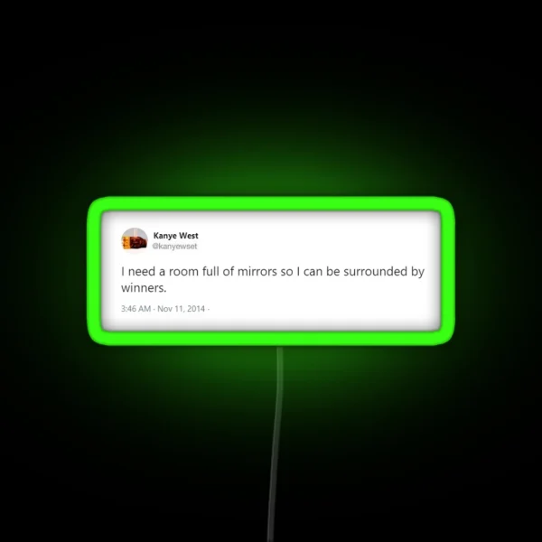 Iconic Tweet RGB Neon Sign