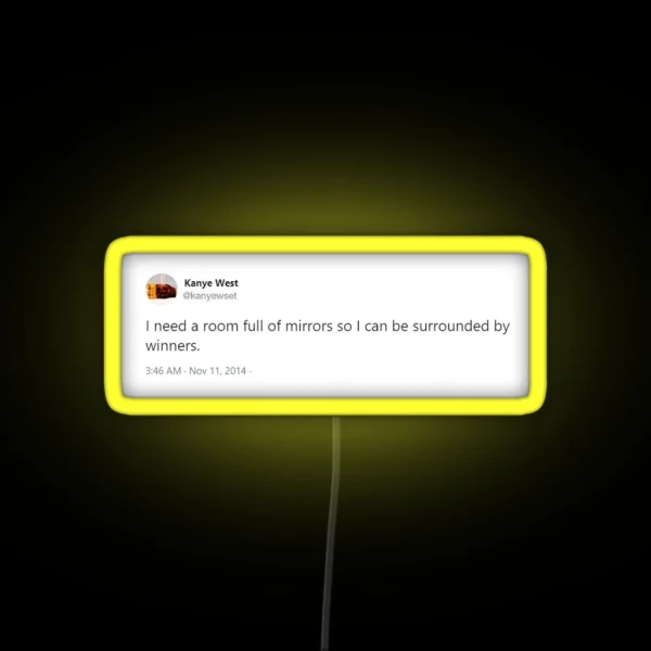 Iconic Tweet RGB Neon Sign