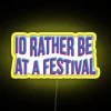 Unique RGB festival inspired neon wall decor for any occasion