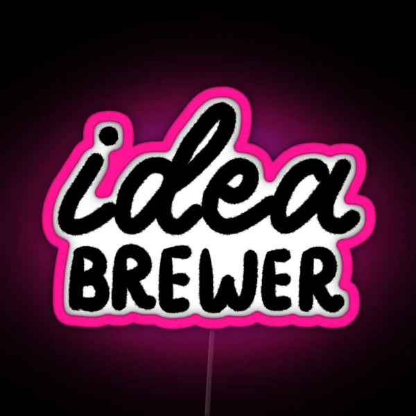 Idea Brewer RGB Neon Sign