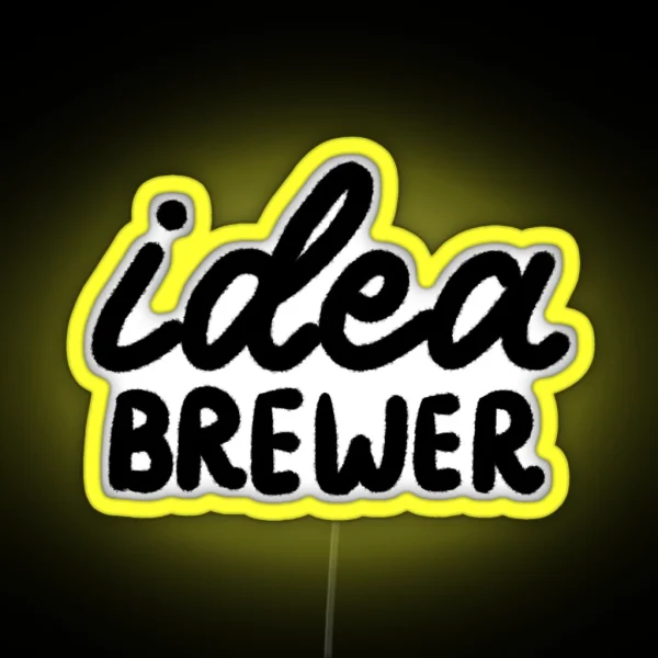 Idea Brewer RGB Neon Sign
