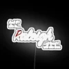 Raleigh's Quirky 'If I Die' RGB Neon Sign Home Decor Accent