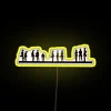 RGB Neon Sign with Inspirational Quote for Resilience and Hope