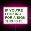 RGB Neon Sign Canvas Art Display Background Illuminated LED Display