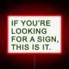 Eye-catching customizable RGB neon sign for any home or business.
