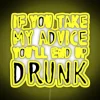 Vibrant RGB Neon Bar Sign for Late Night Humor Enthusiasts