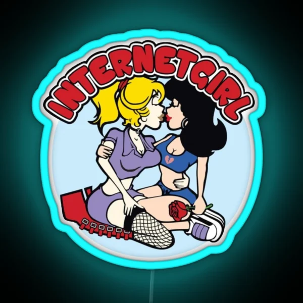 Igirl Betty And Veronica RGB Neon Sign