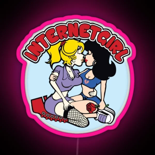 Igirl Betty And Veronica RGB Neon Sign